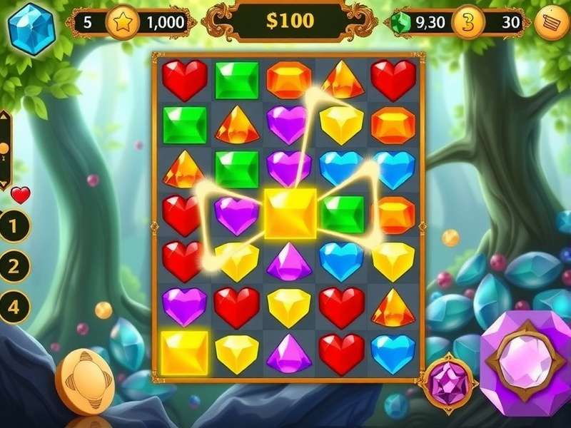 Zircon Zest Twirl strategy guide showing gem combinations